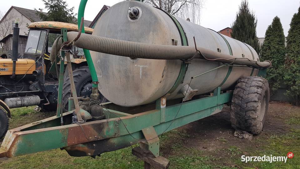 Beczka asenizacyjna 6800 litrów beczkowóz Drużbice sprzedam