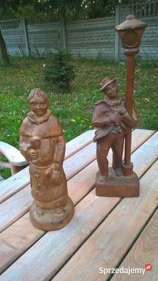 Rzeźba pijaka i mnicha Lipno