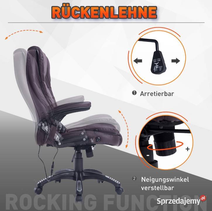 Fotel biurowy do masażu Pozostałe sprzedam