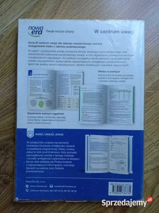 W centrum 1 Podręcznik szkoła ponadgimnazjalna Hajnówka