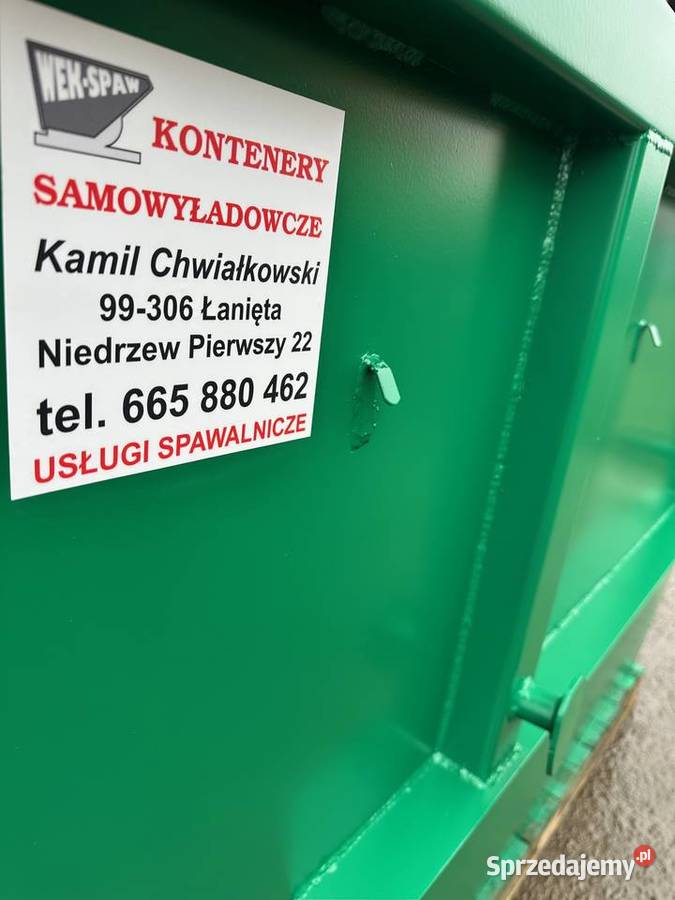 Kontener mulda hakowiec koleba 3m3 kontener na Niedrzew Pierwszy