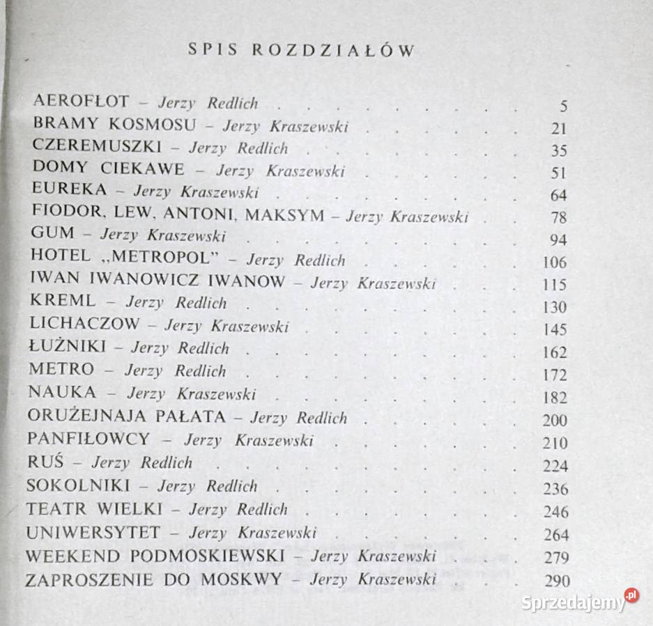 Moskiewskie ABC Jerzy Kraszewski Chełm sprzedam