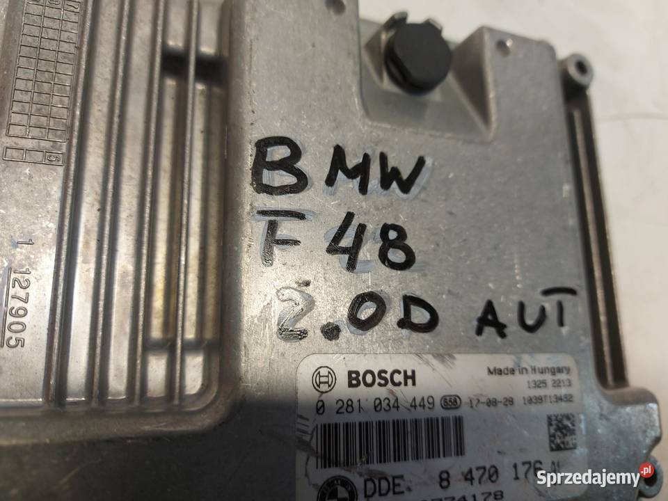 BMW F48 X1 20d 20D Komputer sterownik silnika