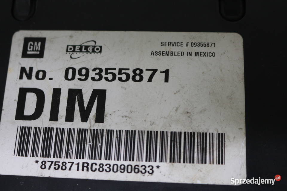 CADILLAC SEVILLE STS MODUŁ BODY DIM 09355871 Prochowice sprzedam