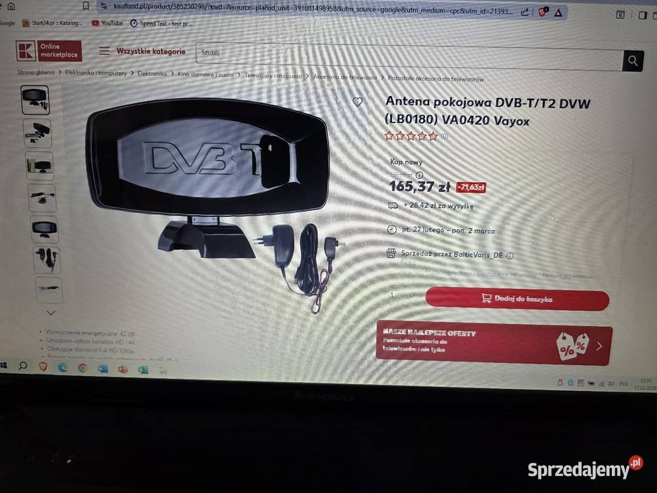 Antena pokojowa panelowa Garwolin sprzedam