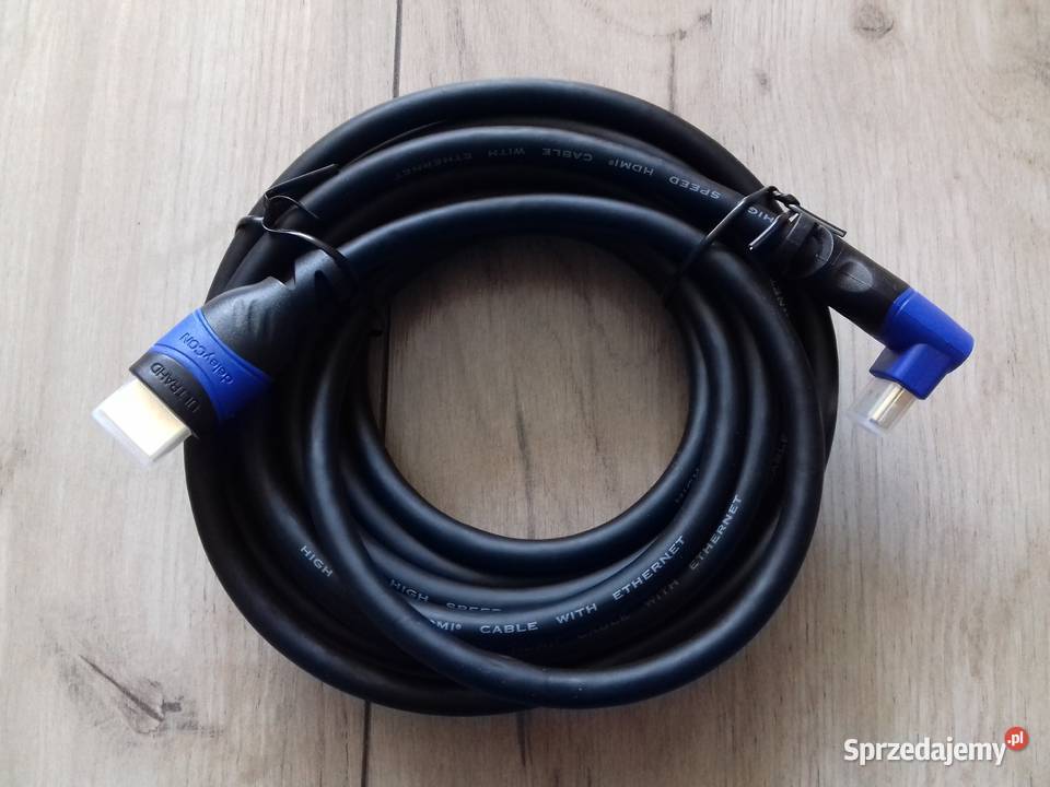Kabel deleyCON MK240 HDMIHDMI 5m kąt 90 HDMI20a kujawsko-pomorskie Bydgoszcz
