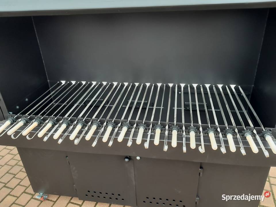Grill obrotowy na szampury cateringowy Damasławek sprzedam