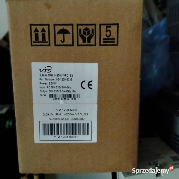 Falownik VTS 22kW 1PH 1230V VFD S2 Marszowice