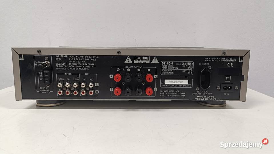 DENON DRA385RD tuner trochę charczy i wielkopolskie Poznań sprzedam
