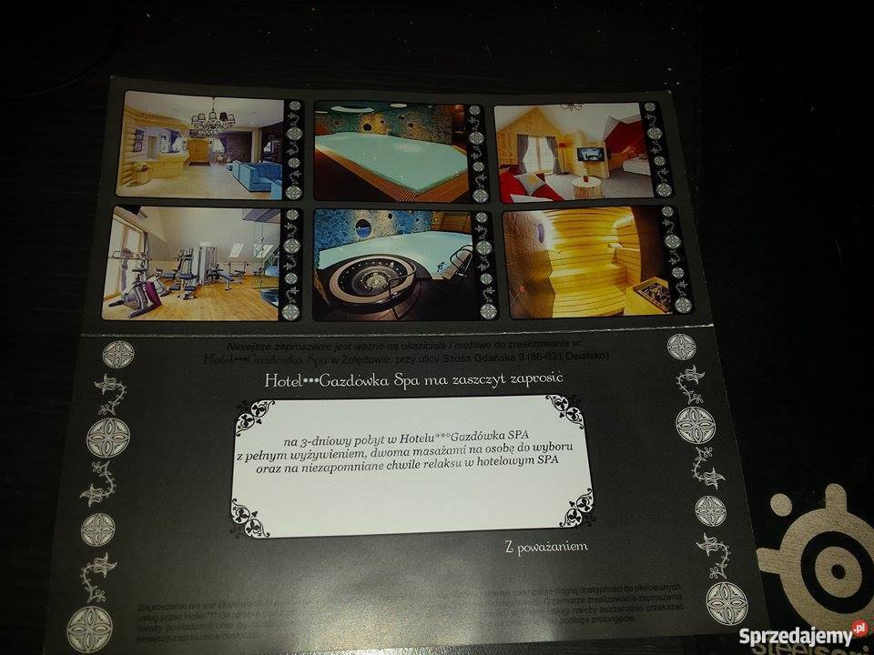 voucher hotel SPA Gazdówka koło Bydgoszczy 2os