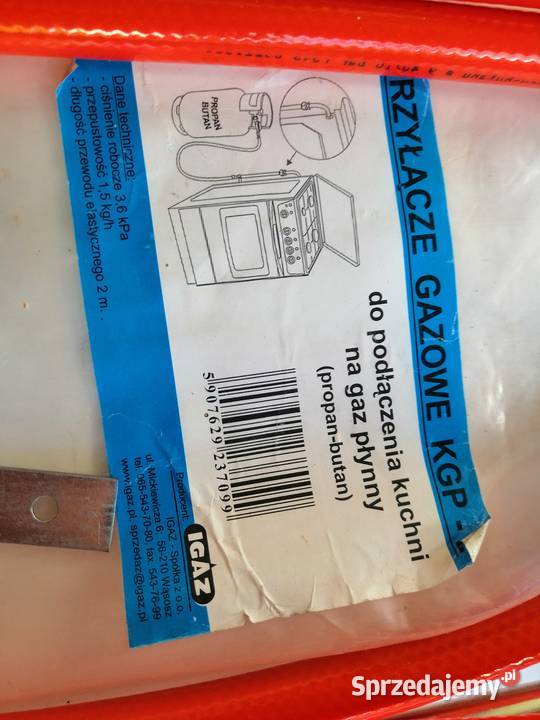 przyłącze reduktor gazowy KGP2 do kuchenki Zgierz