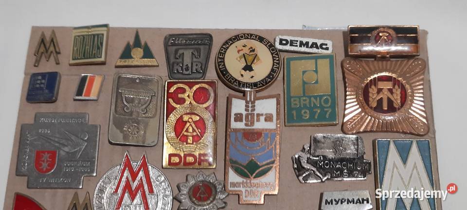odznaki przypinki 5 sprzedam