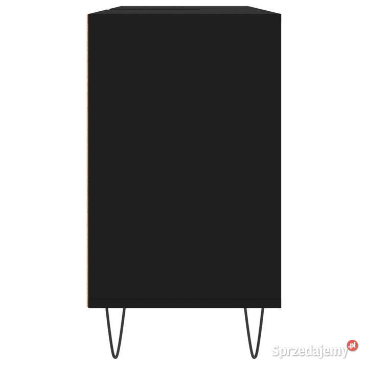 Szafka łazienkowa czarna 80x33x60 materiał Warszawa