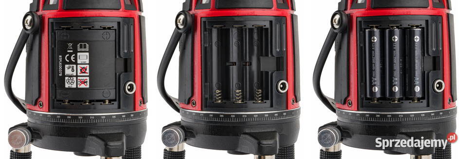 POZIOMICA LASEROWA LASER KRZYŻOWY 360 CZERWONY Katowice