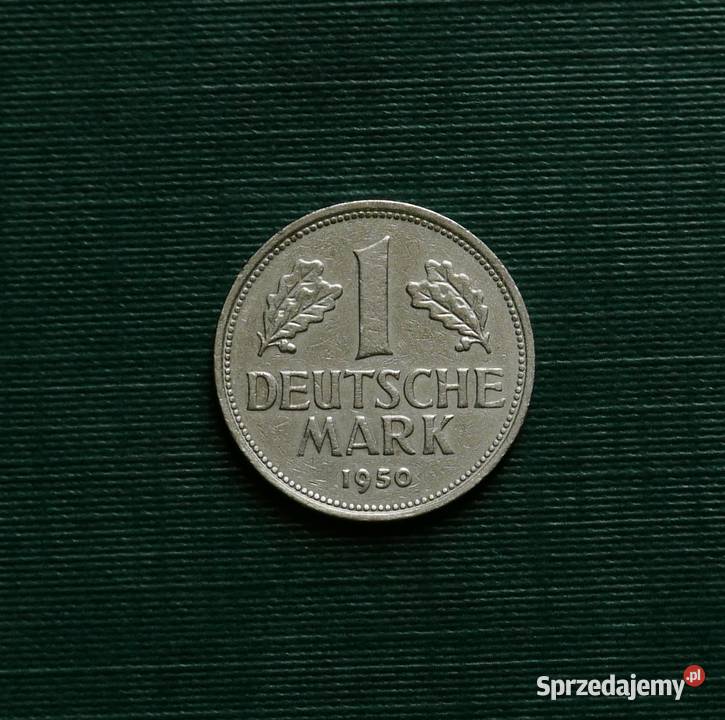 NIEMCY 1 marka 1950r F Stuttgart Gliwice