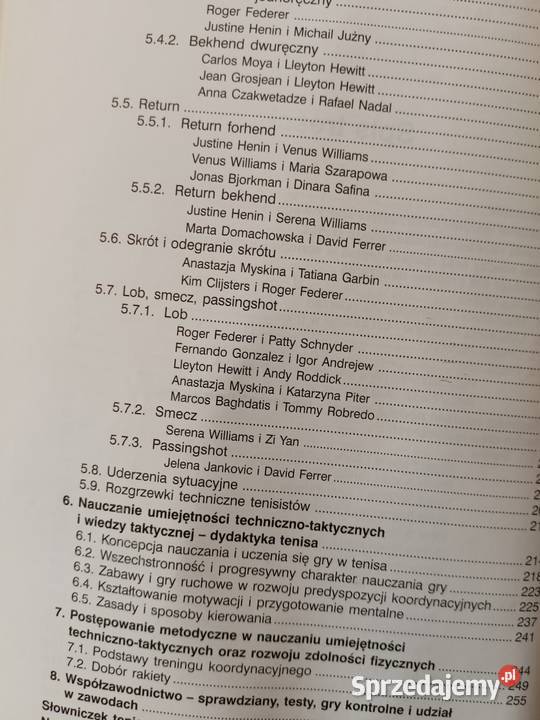 Tenis trening podręczniki używane książki Rok wydania 2018