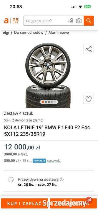 Kola BMW F40 M 135i Bmw f44 M 557 Motoryzacja Zawiercie sprzedam