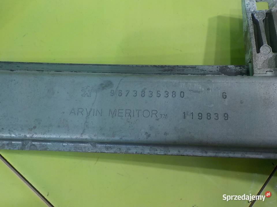 PEUGEOT 207 I LIFT 16 HDI 12r CABRIO podnosnik Wyposażenie elektryczne