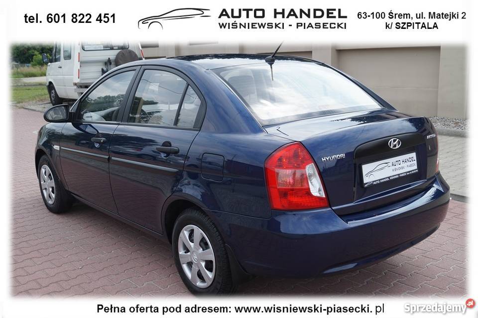 Hyundai Accent 14 Śrem Wielkopolska Komis 57000km Śrem sprzedam