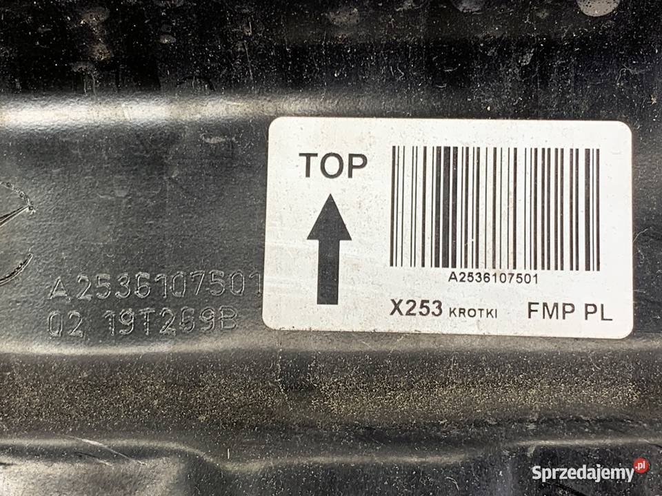 BELKA ZDERZAKA TYŁ MERCEDES GLC SUV WZMOCNIENIE osobowe Wzmocnienia, belki i wsporniki