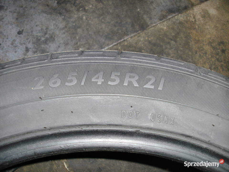 2 x 26545 R 21 DUNLOP SP SPORT 01 104V 4 mm 21cale Opony