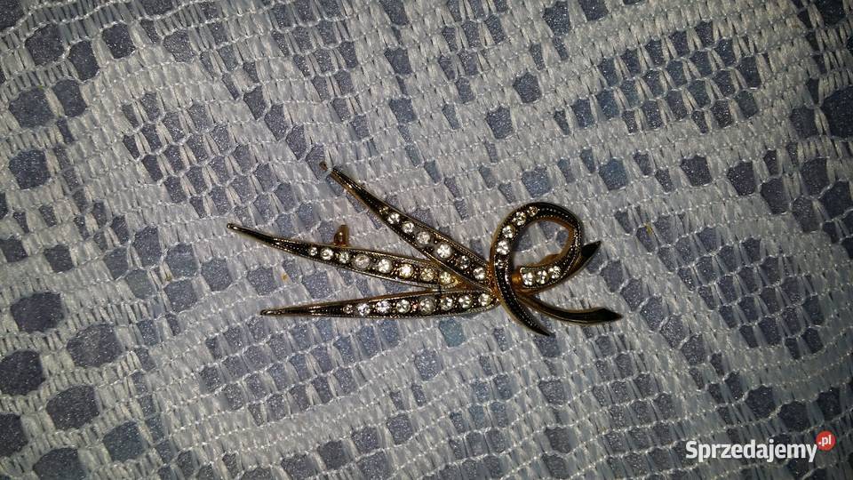 Stara angielska broszka szuwarowa Ochojno