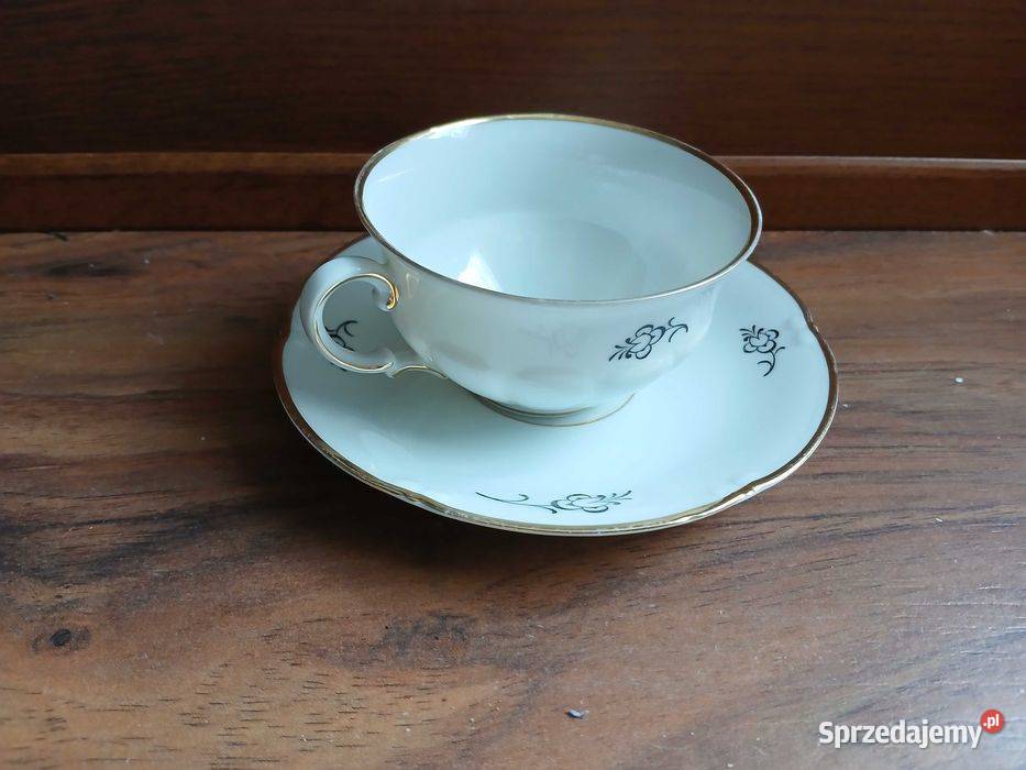 Staare duo porcelanowe Ohme Szcawienko secesja Kraków