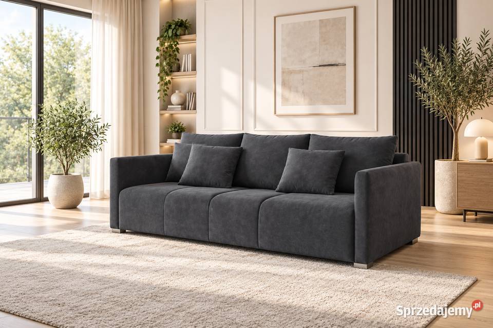 Nowoczesna sofa rozkładana IKA z pojemnikiem