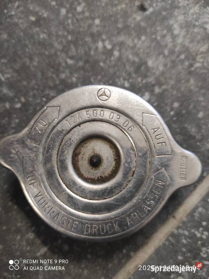 Oryginalny korek zbiorniczka płynu chłodniczego Wysokie Mazowieckie