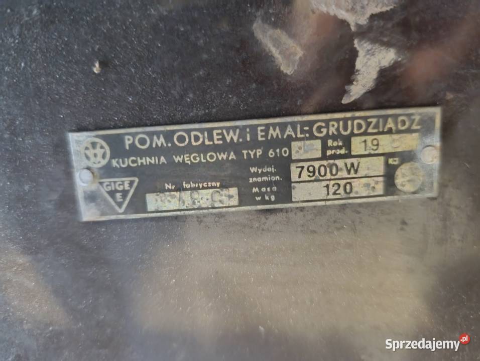 Kuchnia węglowa łódzkie Zadzim