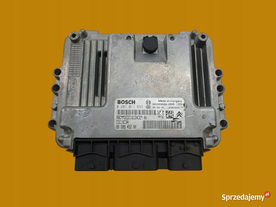 STEROWNIK SILNIKA 9658945280 0281011633 16 D 107 Układ paliwowy sprzedam
