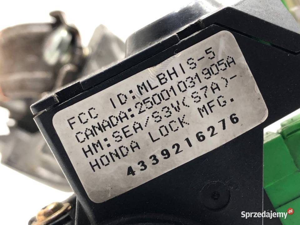 STACYJKA HONDA ACCORD VII 22 140 0312 KLUCZYK