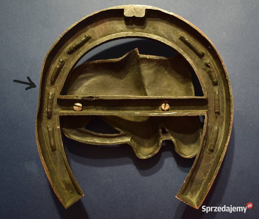 Ozdobna podkowa z parą koni masywna 165 x 17 Pozostałe Chełmno