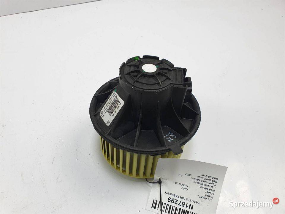 WENTYLATOR KABINOWY GMC YUKON XL 52421291 Lipno