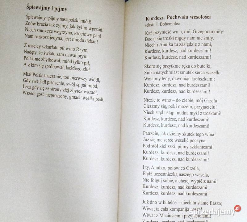 Toasty i pieśni biesiadne Adam Podgórski B Chełm sprzedam