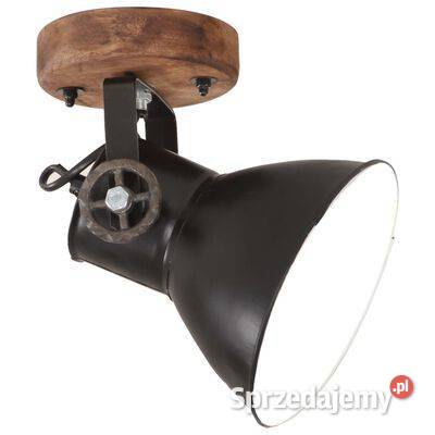 Industrialne lampy ściennesufitowe 2 czarne Warszawa sprzedam