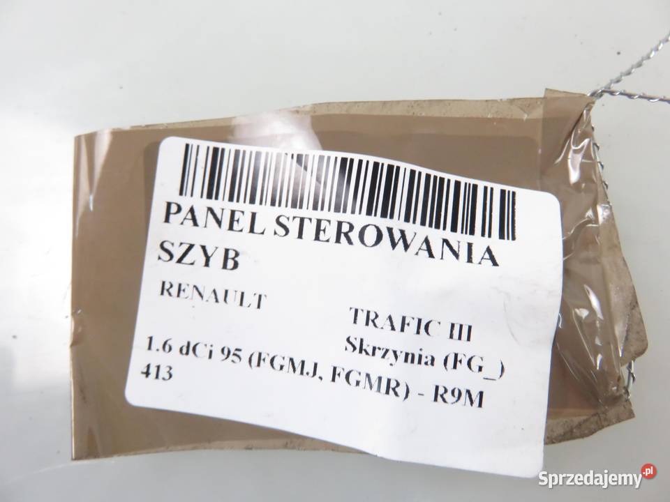 PANEL SZYB RENAULT TRAFIC III Skrzynia FG osobowe