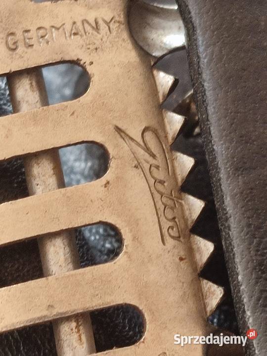 Niemiecki skórzany płaszcz oficerski z czasów ll Dulcza Wielka sprzedam