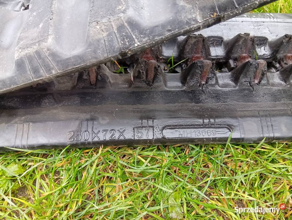Gąsienice koparki 250x72x57 450x835x74 wielkopolskie Duszniki