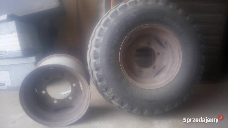 Dwie felgi 153 do przyczepy rozrzutnika plus Żnin