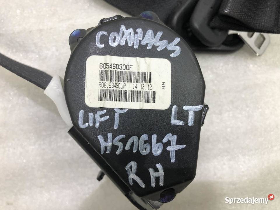 PAS BEZPIECZEŃSTWA LEWY TYŁ JEEP COMPASS I LIFT
