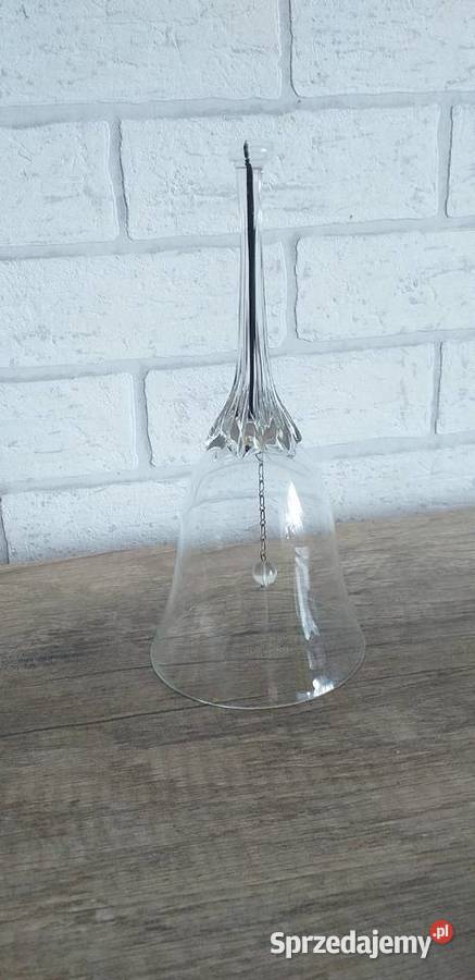 Szklany dzwonek prl Przedbórz