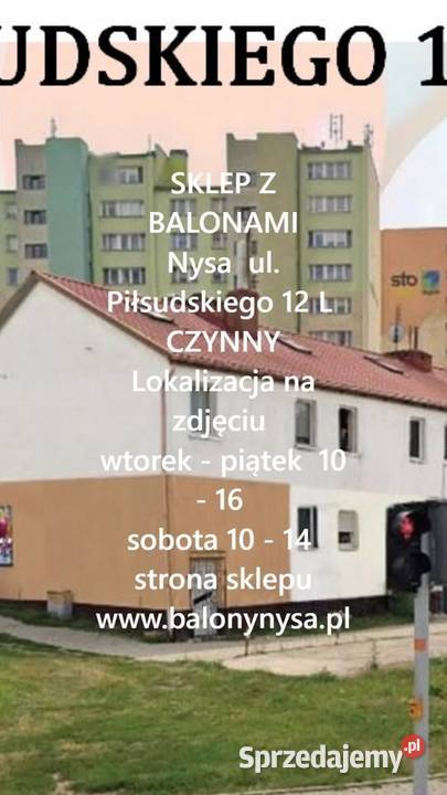 Balony na hel Nysa