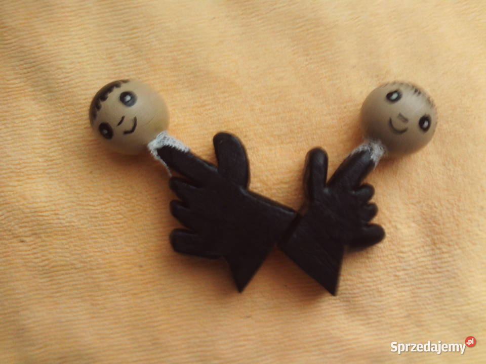 Jacek i Agatka Drewniane figurki dwa rodzaje Kalisz