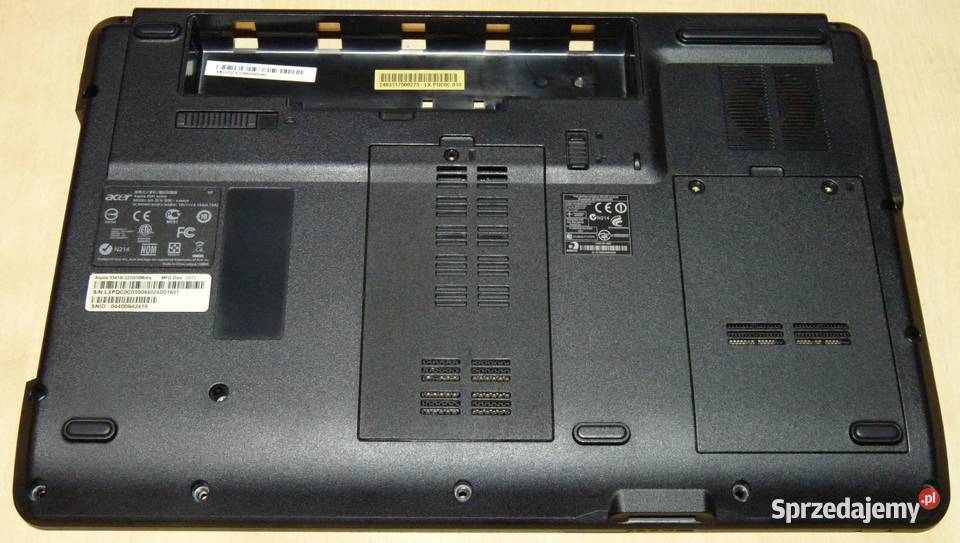 ACER ASPIRE 5541G OBUDOWA DOLNA KADŁUBEK LAPTOP Komputery i Akcesoria Łódź sprzedam