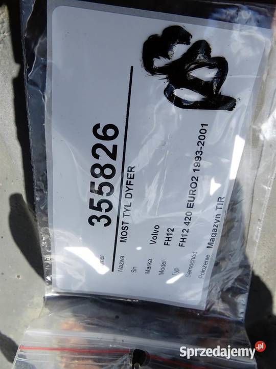 MOST TYŁ DYFER VOLVO FH12 121 420 Van minibus