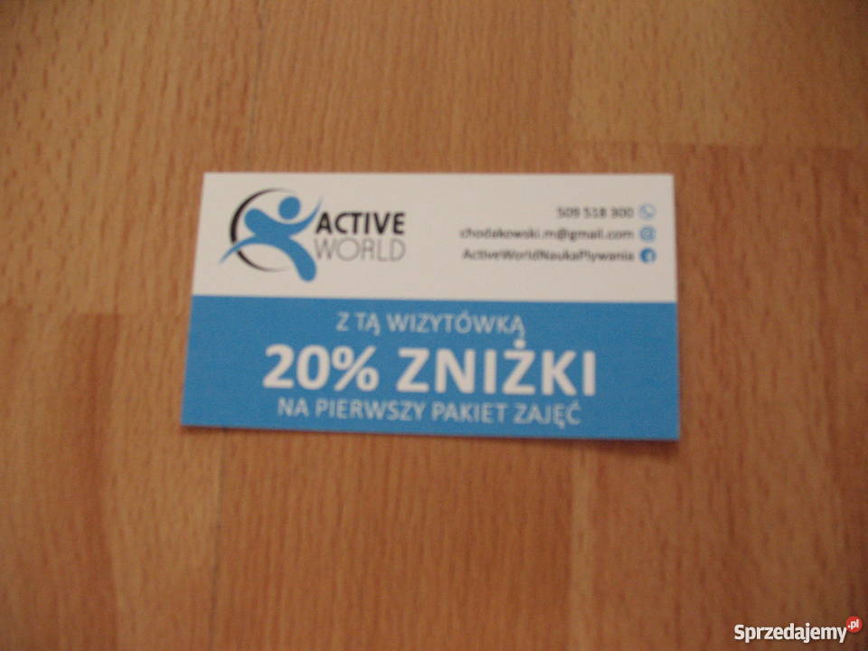 Active World nauka pływania Pawłowice bon Chorzów sprzedam