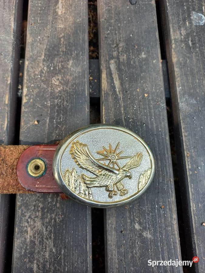 Pas kowbojski skórzany Uniseks Warszawa