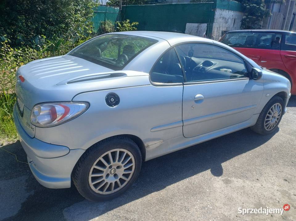 Peugeot 206 CC 16 B 2004r Dach sprawny Części Rok produkcji 2004 Elbląg
