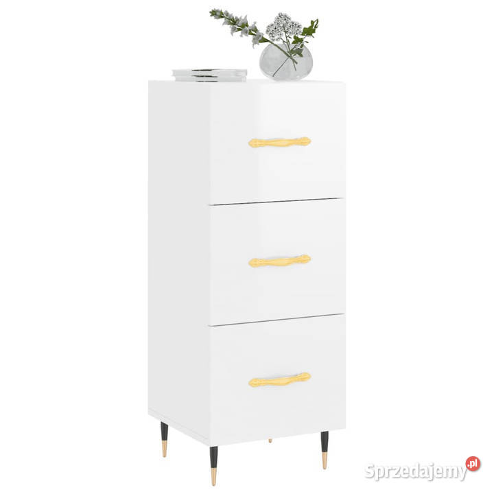 Szafka biała połysk 345x34x90 materiał Pozostałe Warszawa
